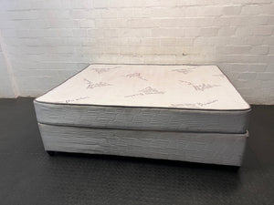 Durapedic Queen Base Set in Grey — Good Working Order – top view