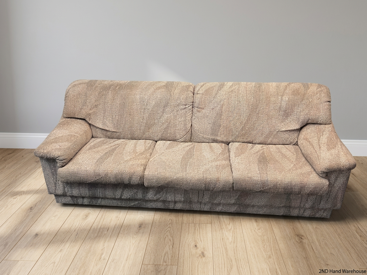 Patterned Fabric 3 Seater Couch – styled product image