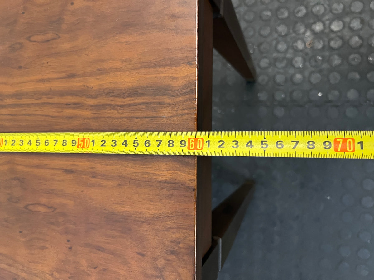 Wooden Piano Stool with Hinged Storage Lid — Fair Used Condition – width measurement