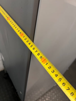 Hisense Silver Bottom-Mount Fridge Freezer — Working Well With Broken Internal Trays – depth measurement