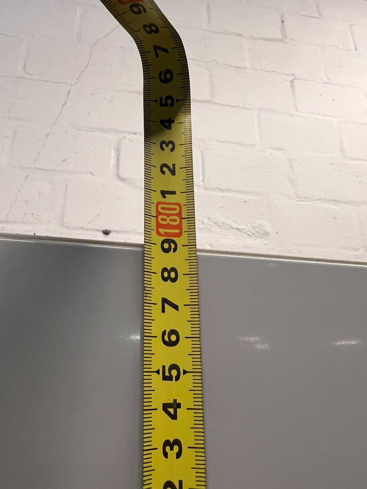 Hisense Silver Bottom-Mount Fridge Freezer — Working Well With Broken Internal Trays – height measurement
