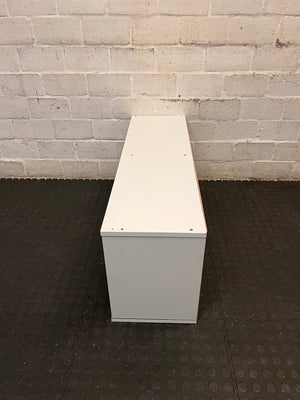 Two-Tone Low Profile TV Unit with Cable Management – condition detail