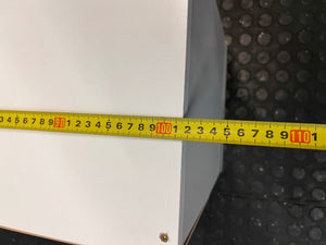 Two-Tone Low Profile TV Unit with Cable Management – width measurement