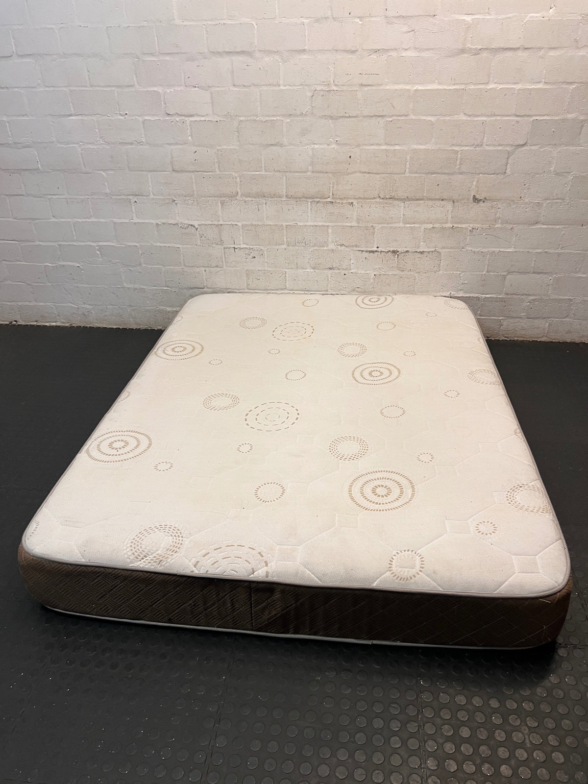 Truform Lifestyle 2000 Queen Orthopaedic Mattress — Well Used Mattress – back view
