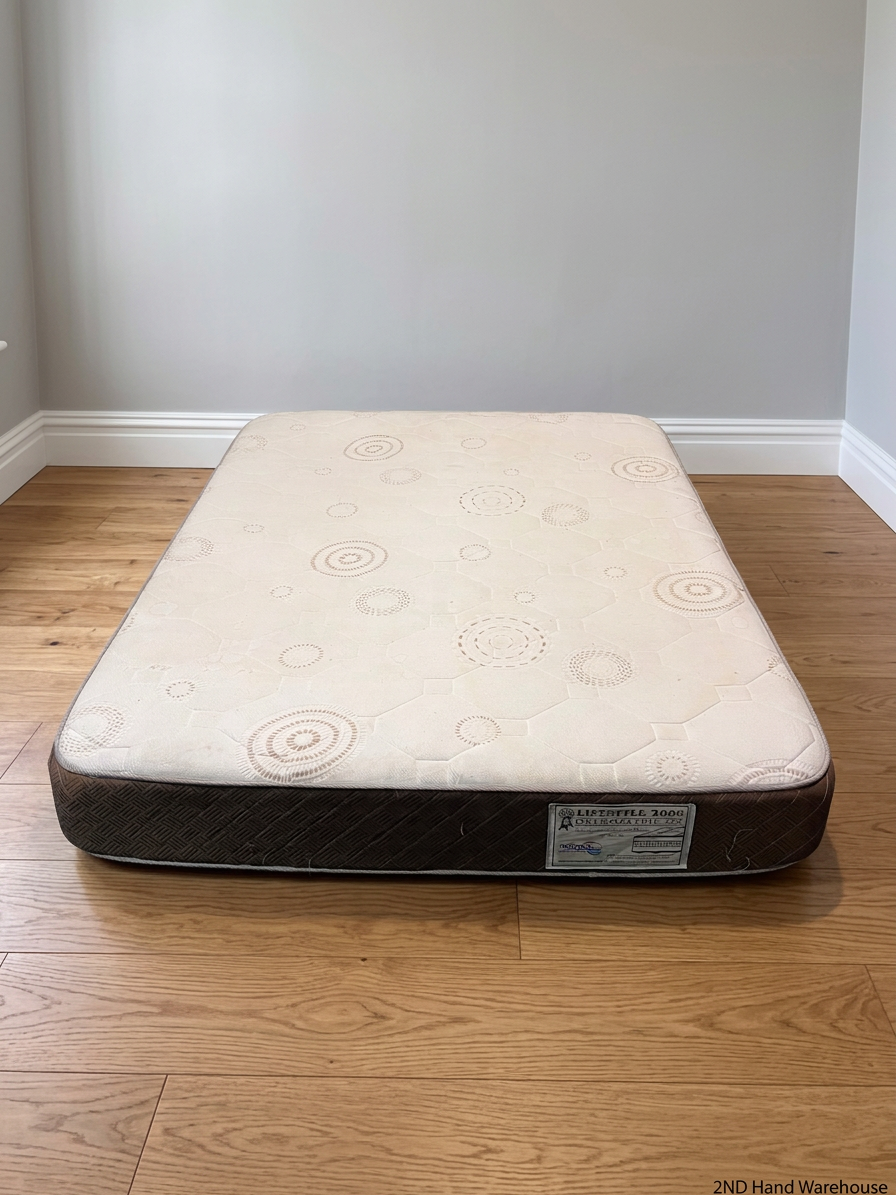 Truform Lifestyle 2000 Queen Orthopaedic Mattress — Well Used Mattress – styled product image