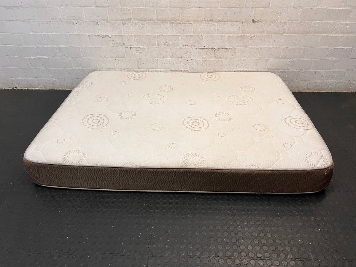 Truform Lifestyle 2000 Queen Orthopaedic Mattress — Well Used Mattress – top view