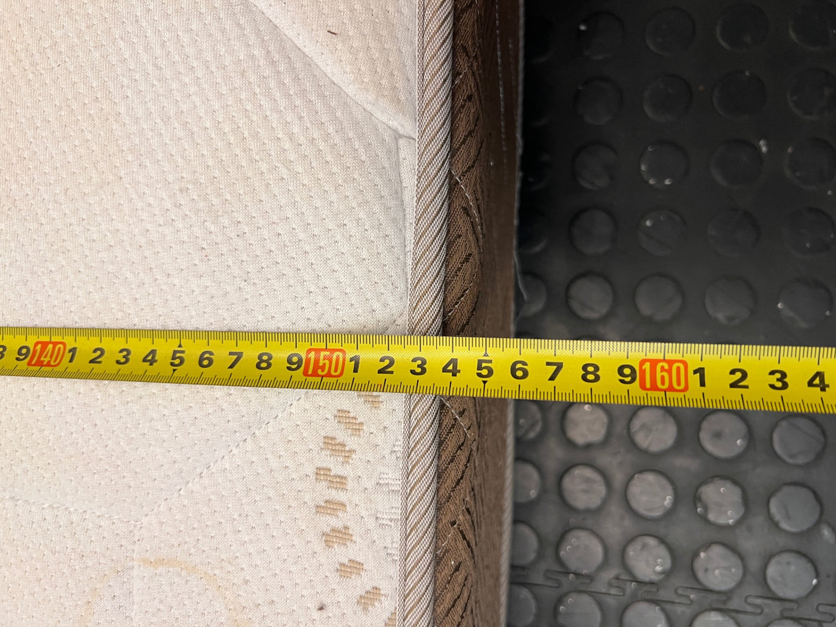 Truform Lifestyle 2000 Queen Orthopaedic Mattress — Well Used Mattress – width measurement