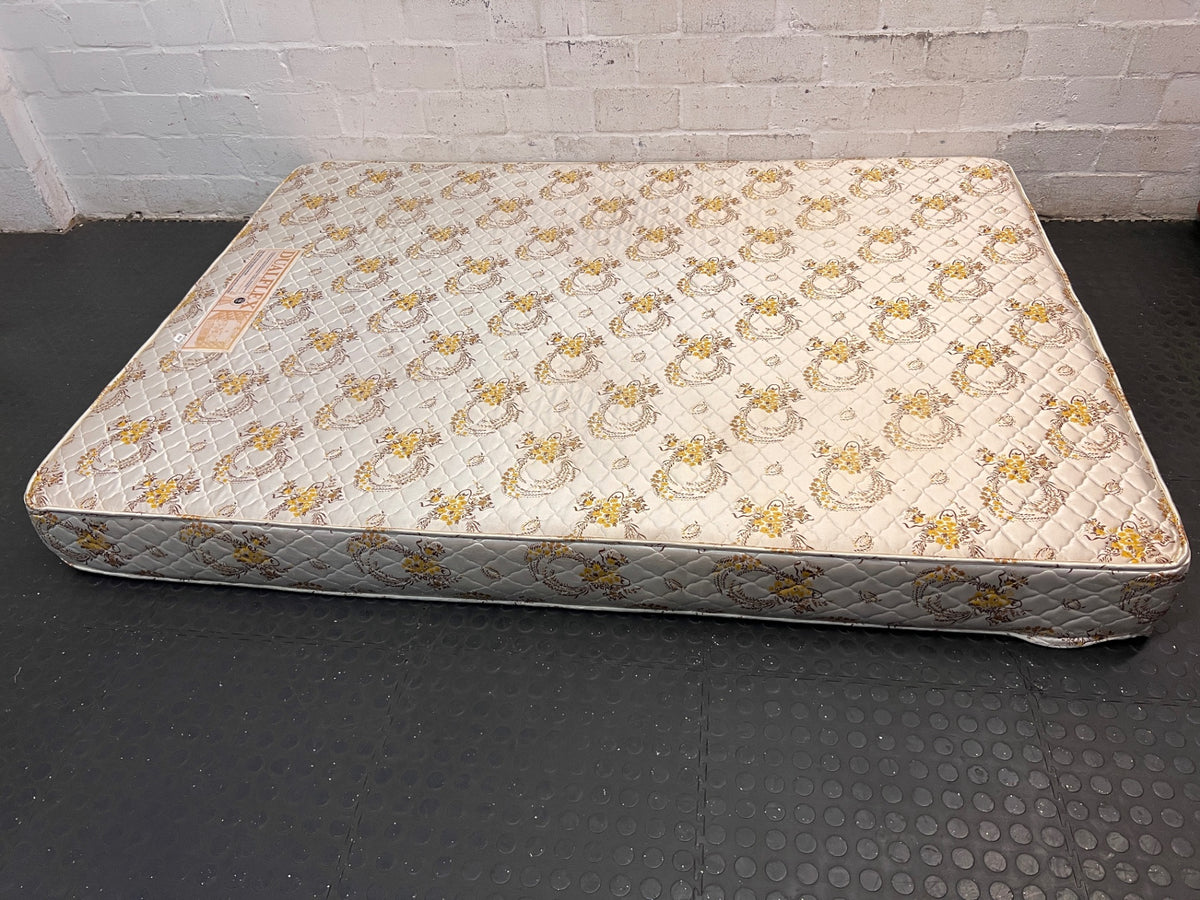 Dualflex Patterned Double Mattress – condition detail