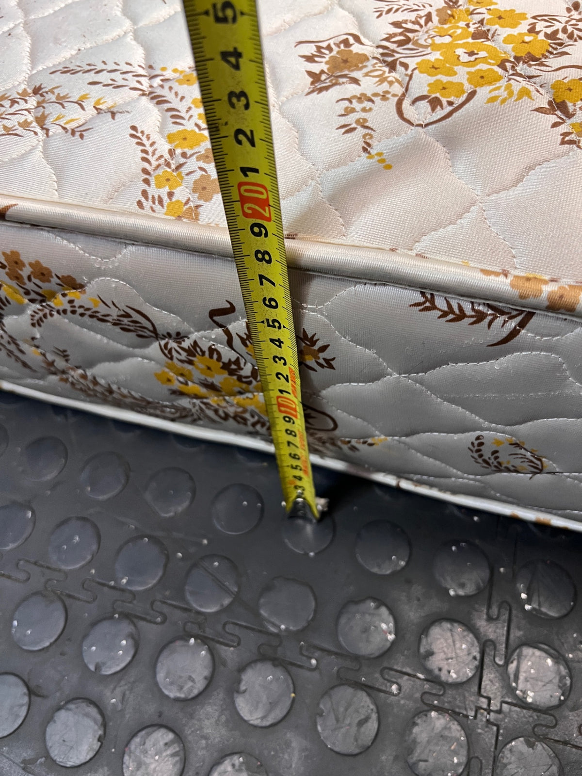Dualflex Patterned Double Mattress – height measurement
