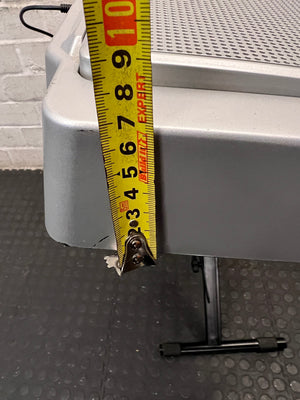 Sanchez Silver Electronic Keyboard with Stand — Good Working Order; Fair Condition – height measurement