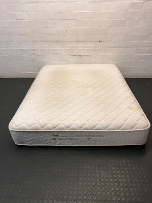 Serta Queen Mattress Florentine Collection — Used Condition with Visible Surface Marks – main front view