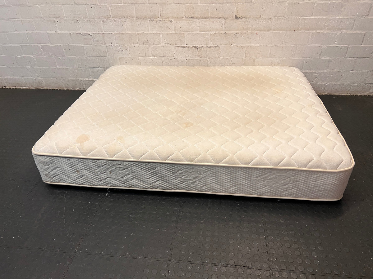 Serta Queen Mattress Florentine Collection — Used Condition with Visible Surface Marks – side view