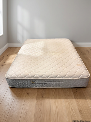 Serta Queen Mattress Florentine Collection — Used Condition with Visible Surface Marks – styled product image