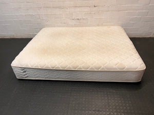 Serta Queen Mattress Florentine Collection — Used Condition with Visible Surface Marks – top view