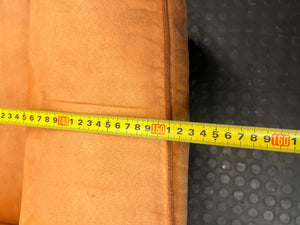 Orange Suede-Style 2 Seater Couch – width measurement
