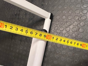 Star Teeter White and Blue Inversion Table — Good Working Order – height measurement