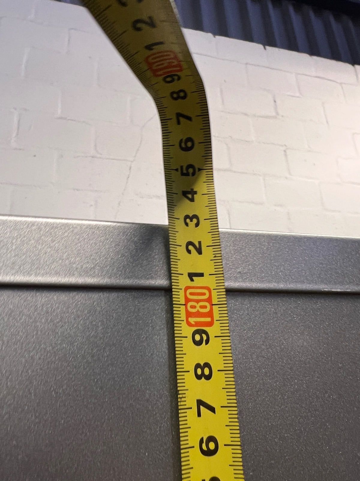 Defy Silver Fridge Freezer with Water Dispenser — Good Working Order – height measurement
