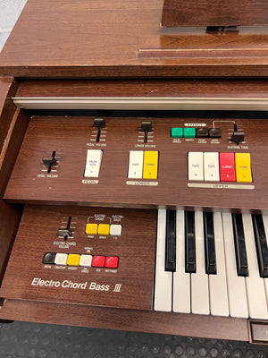 Kawai Brown Electronic Organ with Foot Pedals — Non-functional Keys – condition detail