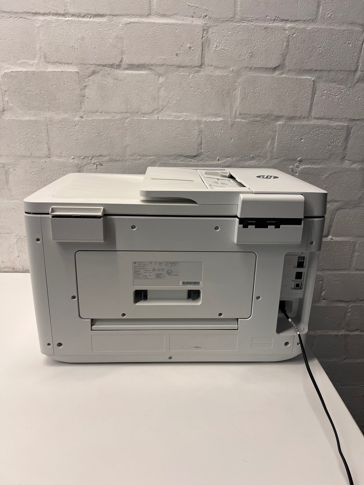 HP OfficeJet Pro 7740 All-in-One Wide Format Printer — Prints with Small Lines; Low Ink – back view