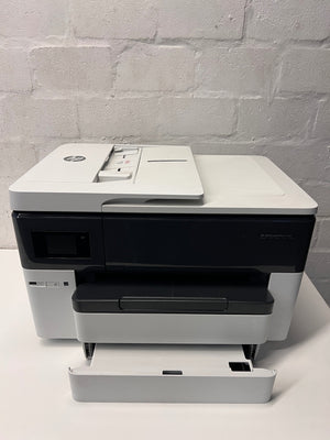 HP OfficeJet Pro 7740 All-in-One Wide Format Printer — Prints with Small Lines; Low Ink – main front view