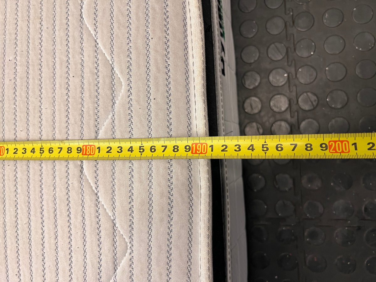 Dynamic Orthopaedic Premium Double Mattress — Two Year Old Mattress in Good Condition – depth measurement