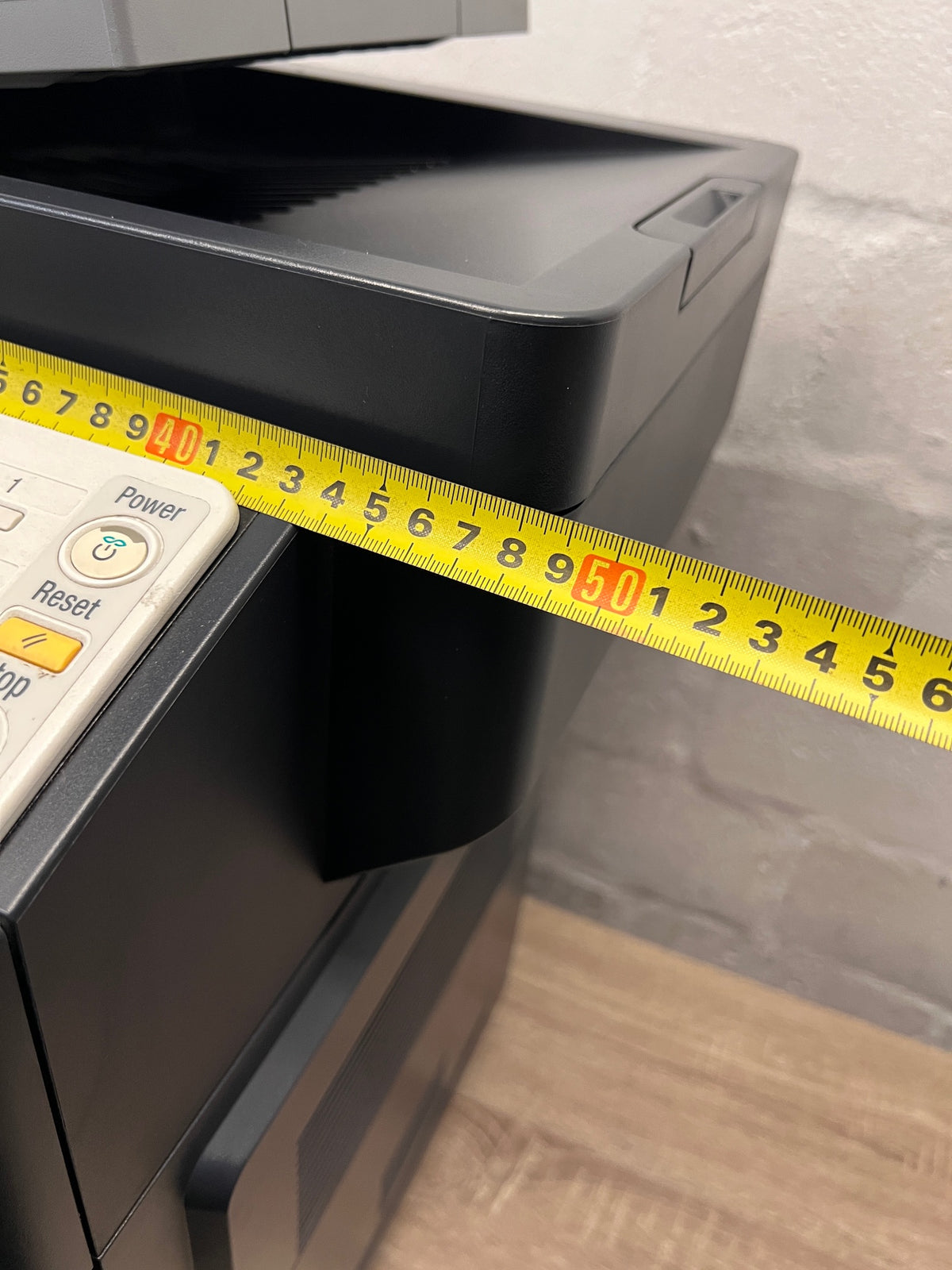 Konica Minolta Bizhub 4050 Multifunction Printer — Locked with Password and User Name – depth measurement