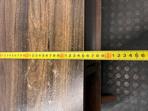 Mid-Century Style Two-Tone Wood Coffee Table — Broken Leg – depth measurement