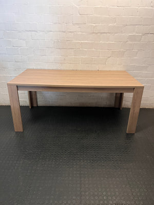 Modern Oak-Look Dining Table — Very Good Condition – main front view