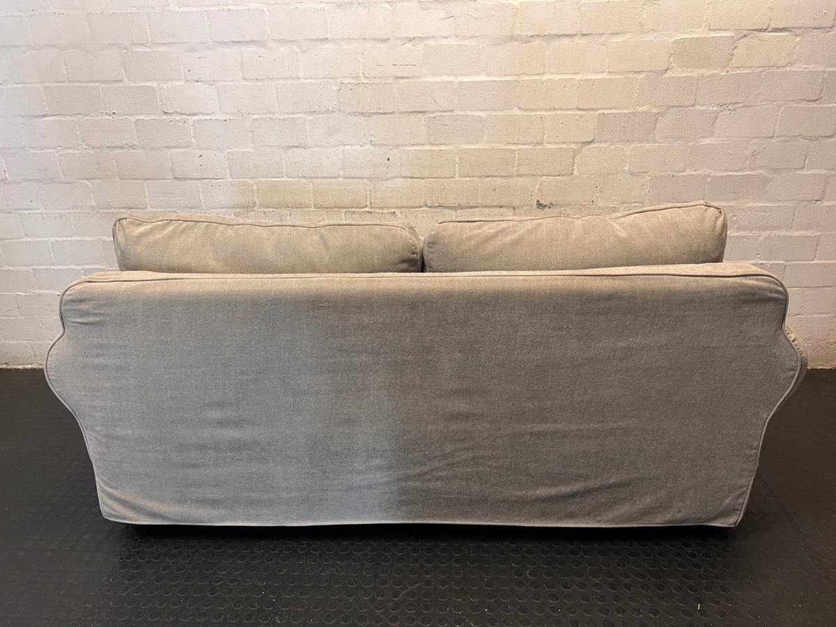 Grey Coricraft 2 Seater Couch — Good Working Order – condition detail