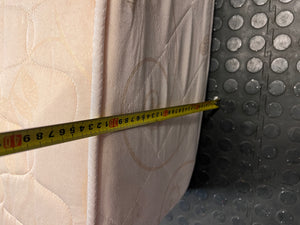 Quilted Beige Queen Mattress — Good Working Order – height measurement