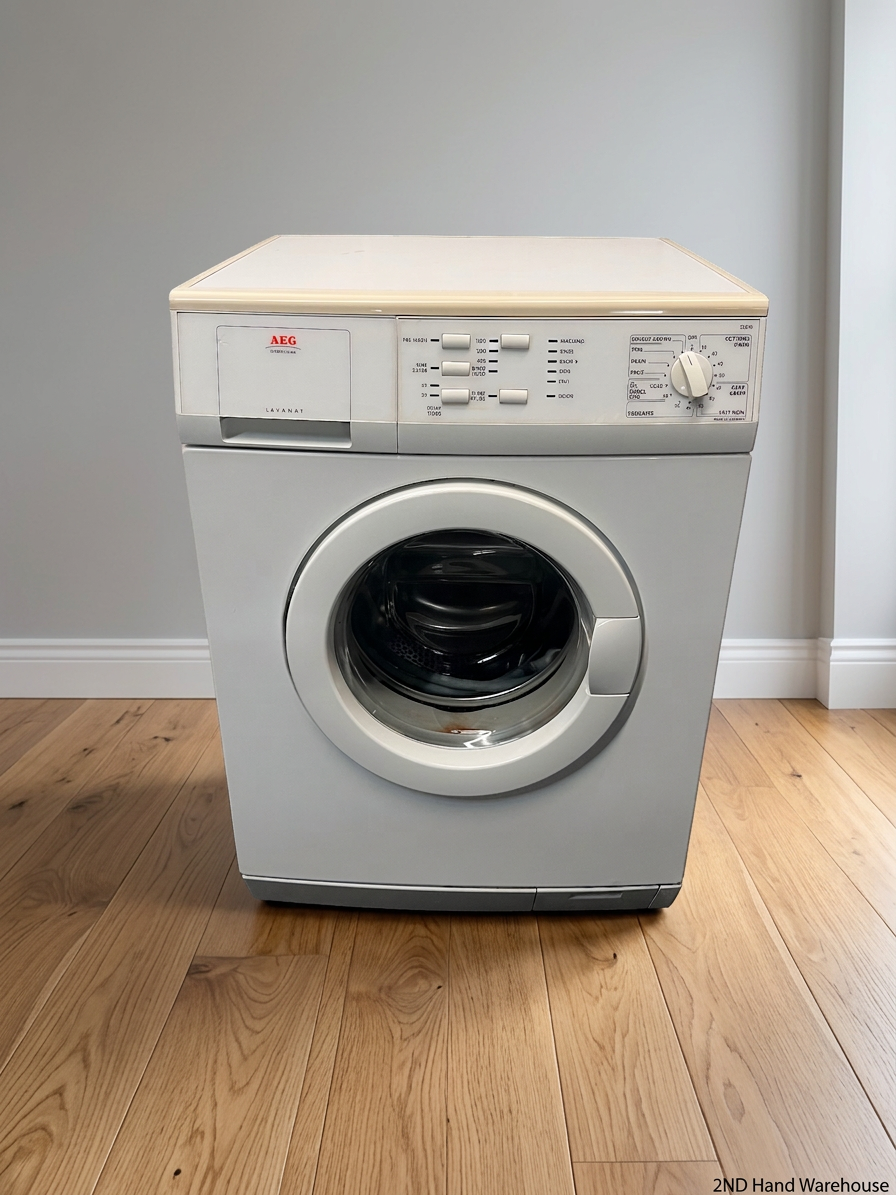 AEG Lavamat White Front Loader Washing Machine — Good Working Order – styled product image