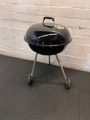 Black Weber Kettle Braai — Good Working Order – back view
