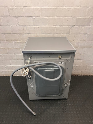 LG 7kg Front Loader Washing Machine in Silver — Good Working Order – back view