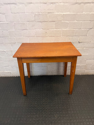 Classic Rectangular Wooden Dining Table — Visible Surface Wear and Scuffing – condition detail