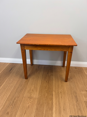 Classic Rectangular Wooden Dining Table — Visible Surface Wear and Scuffing – styled product image