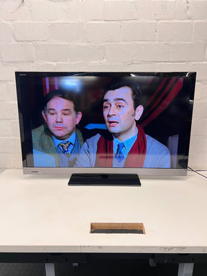 Sony Bravia 46" Television with Pedestal Stand — Good Working Order – main front view