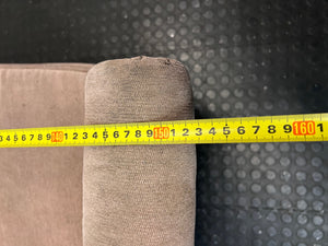 Beige Victorian Style 2 Seater Couch — Used Fair Condition – width measurement