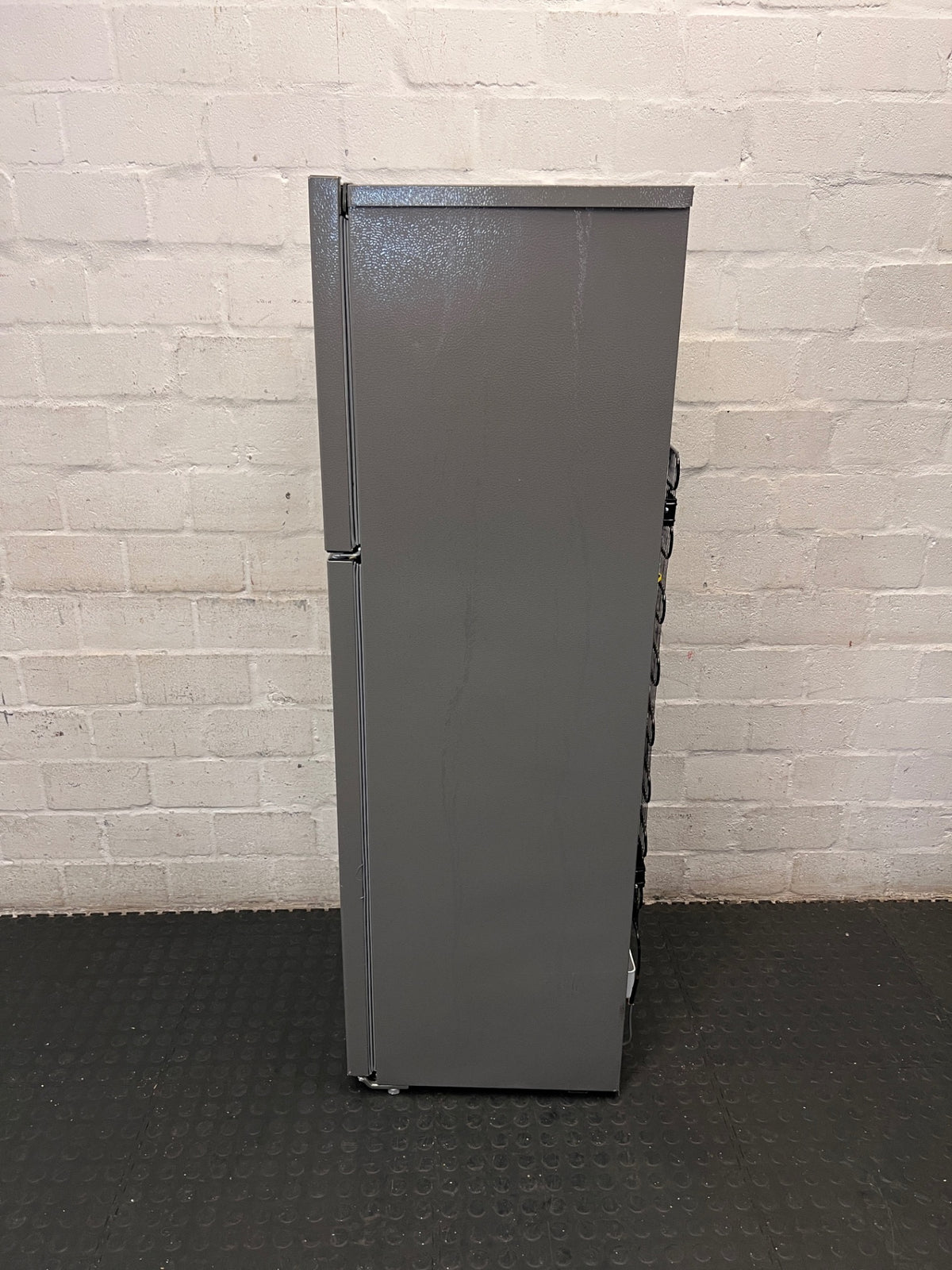 Defy Silver Two-Door Fridge Freezer — Good Working Order – top view