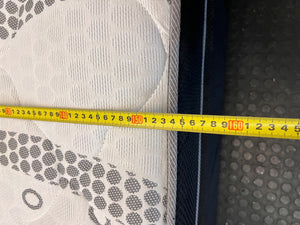 Queen Mattress and Base Set in Black and White — Good Condition; Still New – width measurement