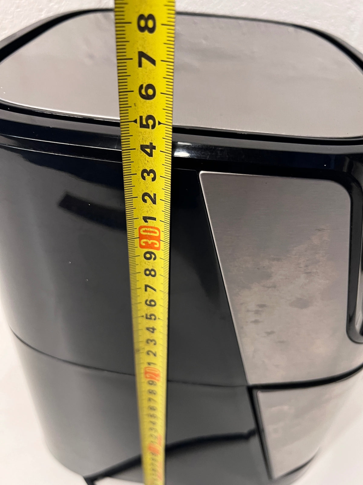 Milex Silver and Black Air Fryer — Good Working Order – height measurement