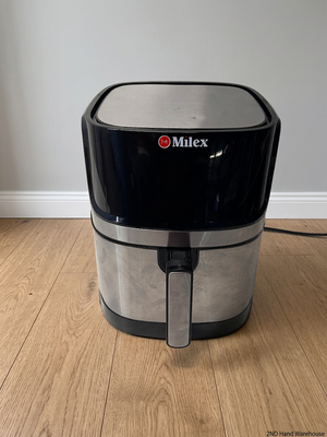 Milex Silver and Black Air Fryer — Good Working Order – styled product image