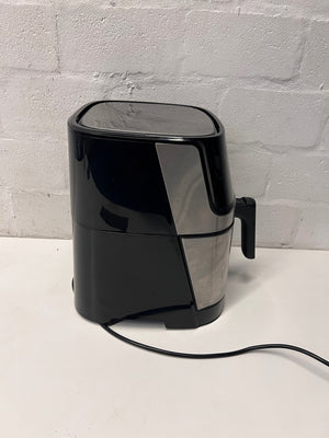 Milex Silver and Black Air Fryer — Good Working Order – top view