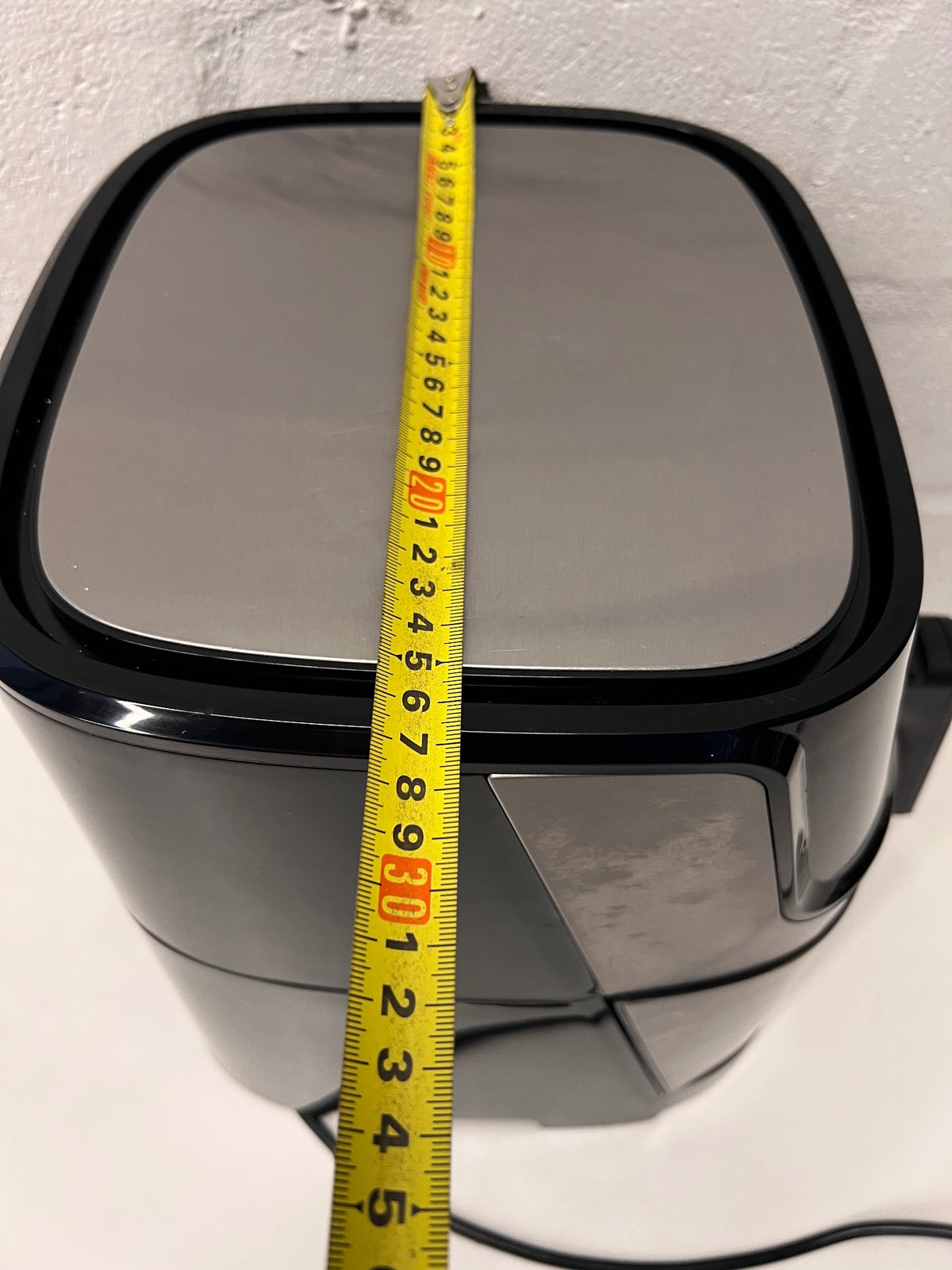Milex Silver and Black Air Fryer — Good Working Order – width measurement