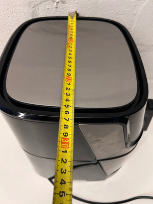 Milex Silver and Black Air Fryer — Good Working Order – width measurement