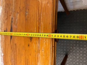 Wooden Side Table with Drawer — Used; Fair Condition – depth measurement