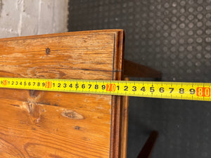 Wooden Side Table with Drawer — Used; Fair Condition – width measurement