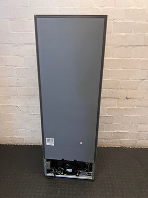 Hisense Bottom-Mount Fridge-Freezer in Grey — Working with Visible Surface Dents and Scuffs – back view
