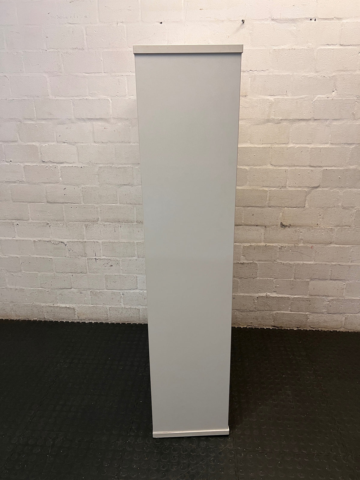 Classic White 4-Tier Bookshelf – back view