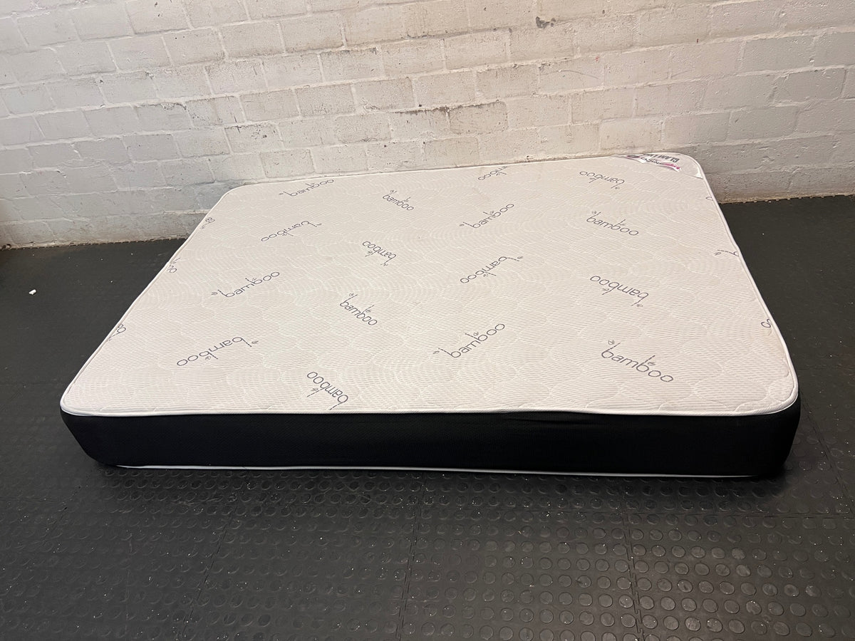 TruSleep Bamboo Double Mattress — Fair Used Condition – top view