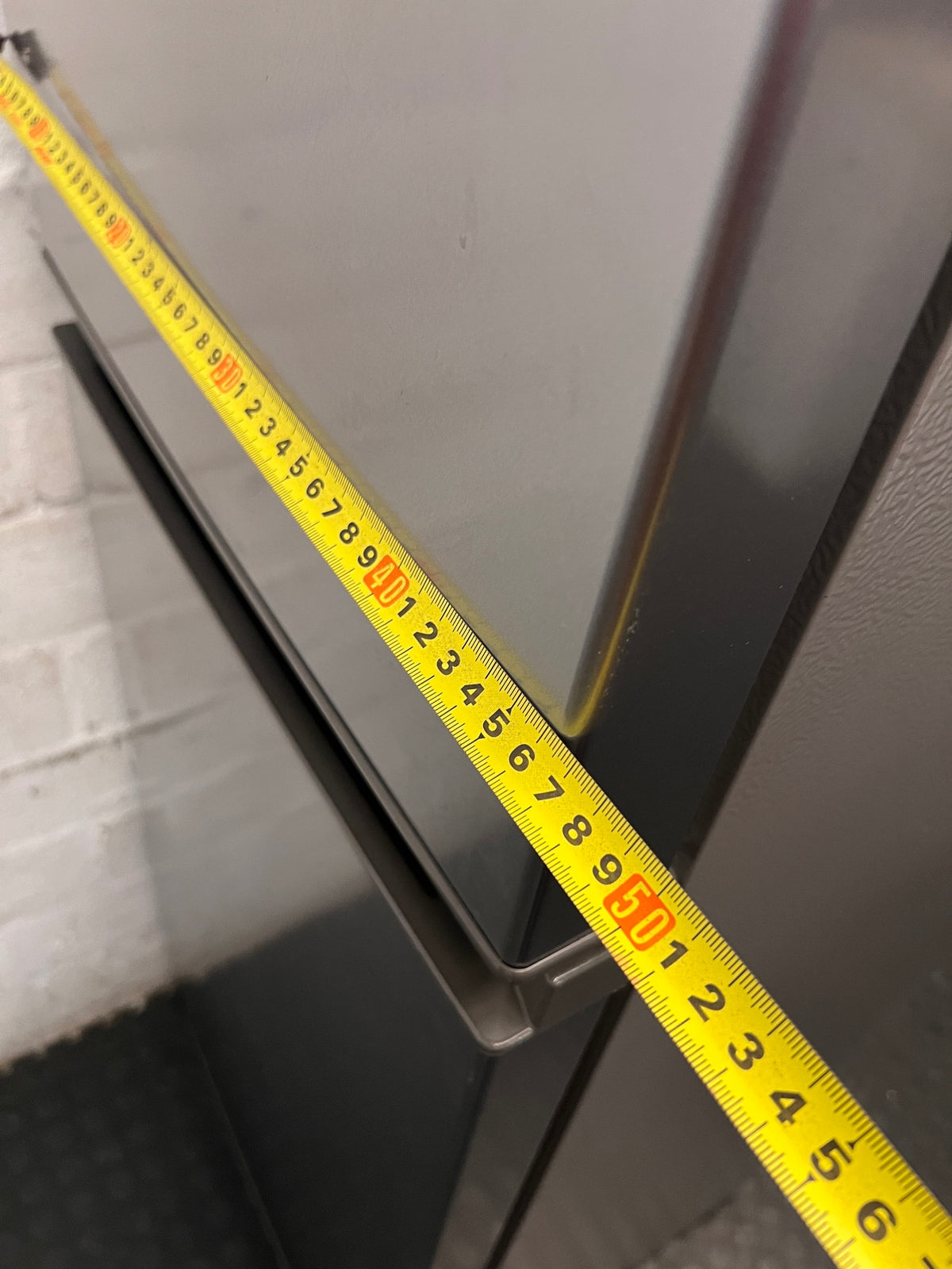 Hisense Silver Top-Freezer Fridge — Good Working Order – depth measurement